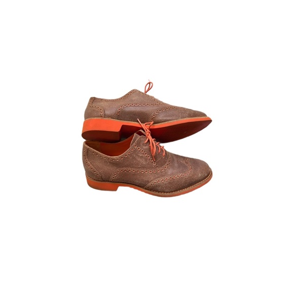 Cole Haan Shoes - Cole Haan Brown Suede Lunar Grand Wingtip Oxford Lace-Up woman’s 7